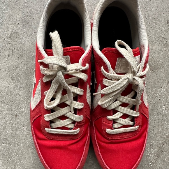 CONVERSE rare red retro lace up sneaker mens 10 - Picture 3 of 12